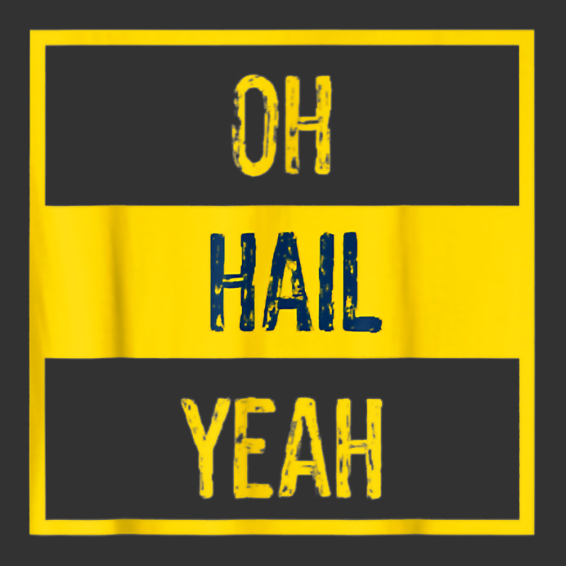 Oh Hail Yeah Michigan Michigander Pride Distressed Text Tee T Shirt Baby Bodysuit | Artistshot