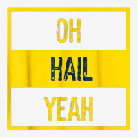 Oh Hail Yeah Michigan Michigander Pride Distressed Text Tee T Shirt Baby Bibs | Artistshot