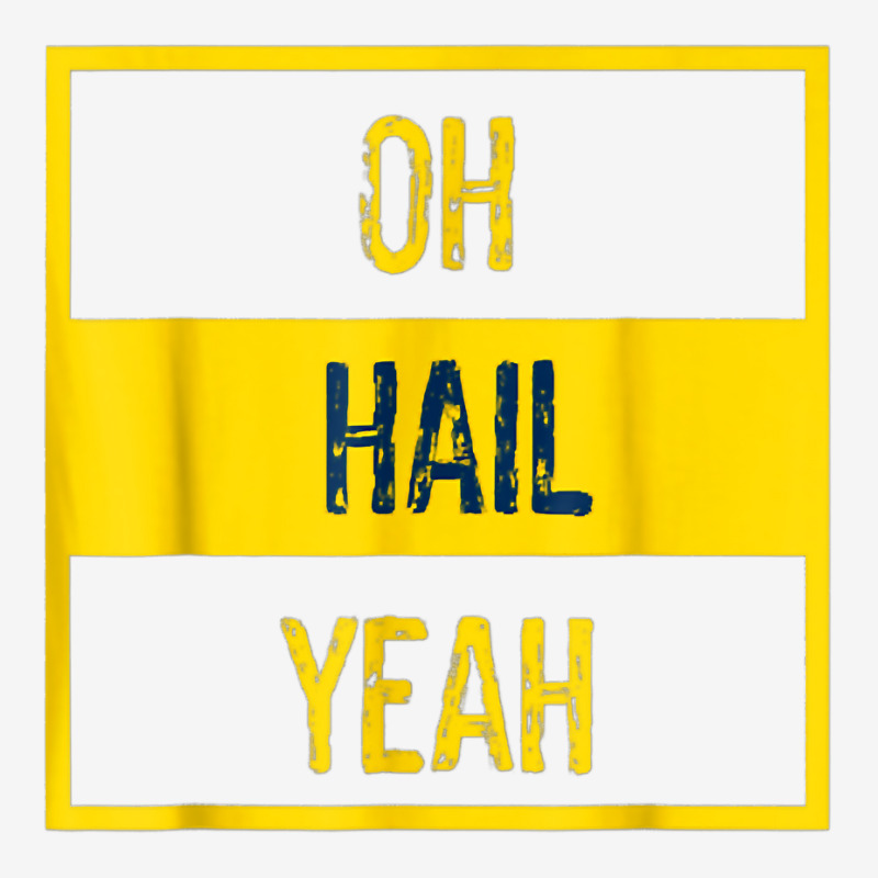 Oh Hail Yeah Michigan Michigander Pride Distressed Text Tee T Shirt Baby Bibs | Artistshot