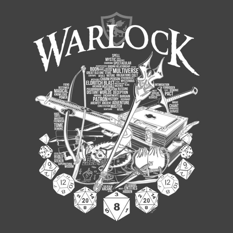 Rpg Class Series Warlock   White Version Vintage T-Shirt by alhajiyavanic | Artistshot