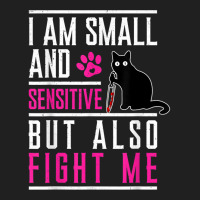 I Am Small And Sensitive But Also Fight Me Cat Knife T Shirt Ladies Polo Shirt | Artistshot