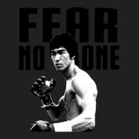 Lee Fear No Man Motivational Saying T-shirt | Artistshot