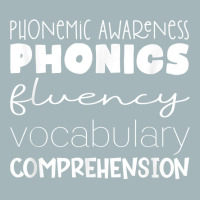 Phonemic Awareness Phonics Fluency Vocab Comprehension T Shirt Unisex Sherpa-lined Denim Jacket | Artistshot