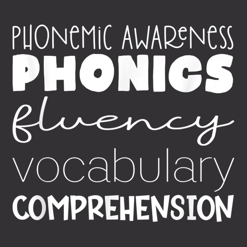 Phonemic Awareness Phonics Fluency Vocab Comprehension T Shirt Vintage Hoodie And Short Set | Artistshot