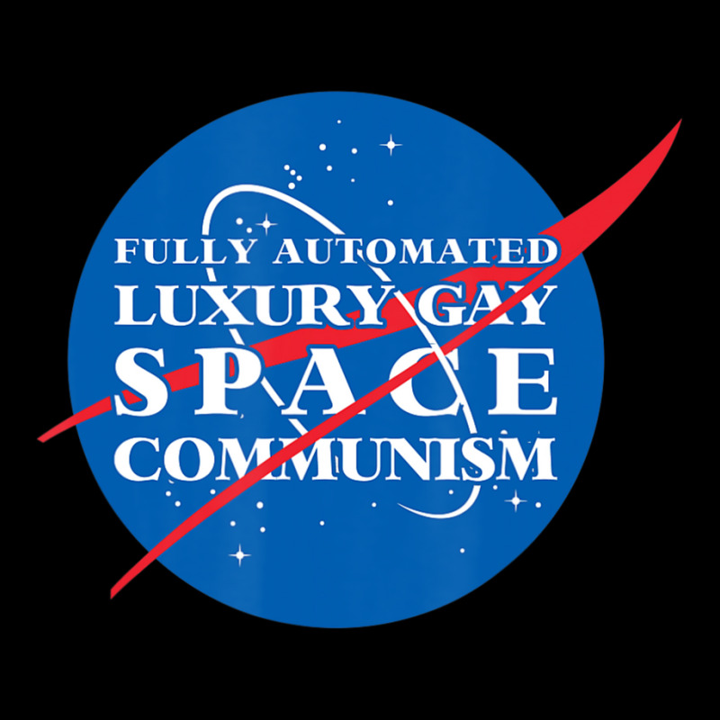 Fully Automated Luxury Gay Space Communism Cropped Hoodie by tintruong | Artistshot