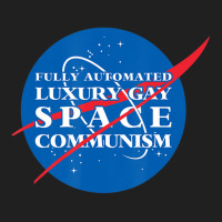 Fully Automated Luxury Gay Space Communism Ladies Polo Shirt | Artistshot