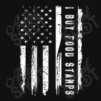 I Buy Food Stamps American Flag (on Back) Graphic T-shirt | Artistshot