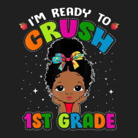 Limited Edition I'm Ready To Crush 1st Grade Cute Black Girl First Day Drawstring Bags | Artistshot