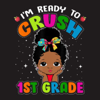 Limited Edition I'm Ready To Crush 1st Grade Cute Black Girl First Day Waist Apron | Artistshot