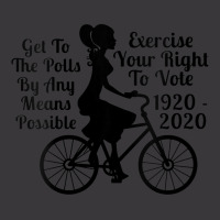 Womens Get To Polls Women's Suffrage Gift Right To Vote Centennial V N Ladies Curvy T-shirt | Artistshot