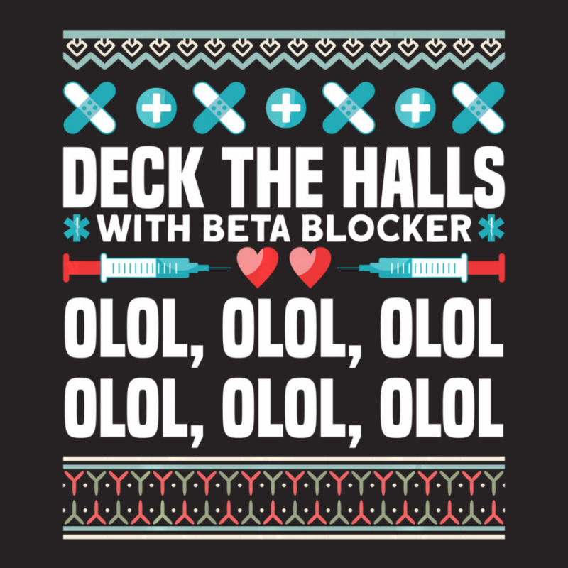 Deck The Halls Beta Blockers Nurse Christmas Ugly Sweater Vintage Cap by longho | Artistshot