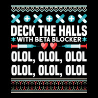 Deck The Halls Beta Blockers Nurse Christmas Ugly Sweater Baby Tee | Artistshot