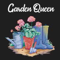 Gardener Funny Watering Can Wellington Boots Garden Queen T-shirt | Artistshot