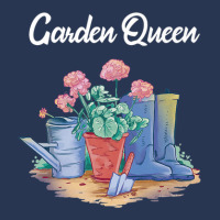 Gardener Funny Watering Can Wellington Boots Garden Queen Men Denim Jacket | Artistshot