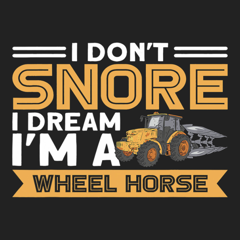 I Dont Snore I Im A Wheel Horse Tractor Farmer Backpack | Artistshot