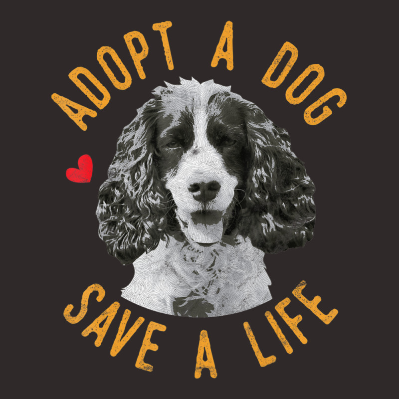 Limited Edition Adopt A Dog Save A Life Rescue English Springer Spanie Racerback Tank by michaelyounger19 | Artistshot