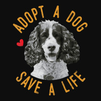 Limited Edition Adopt A Dog Save A Life Rescue English Springer Spanie Crop Top | Artistshot