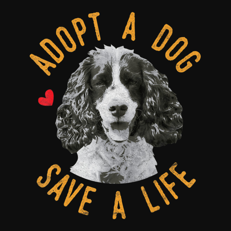 Limited Edition Adopt A Dog Save A Life Rescue English Springer Spanie Crop Top by michaelyounger19 | Artistshot