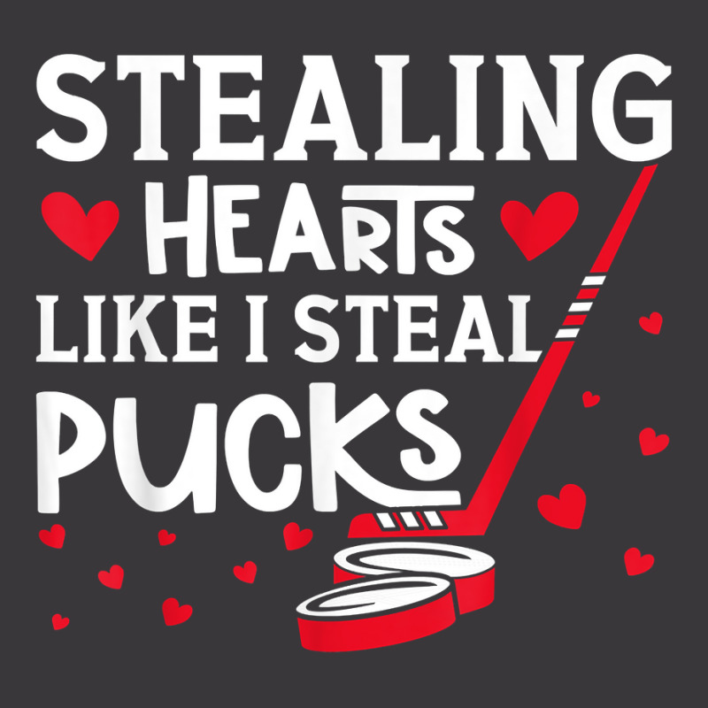 Stealing Hearts Like I Steal Pucks Valentines Day Ice Hockey T Shirt Ladies Curvy T-Shirt by kaykemyjoa | Artistshot