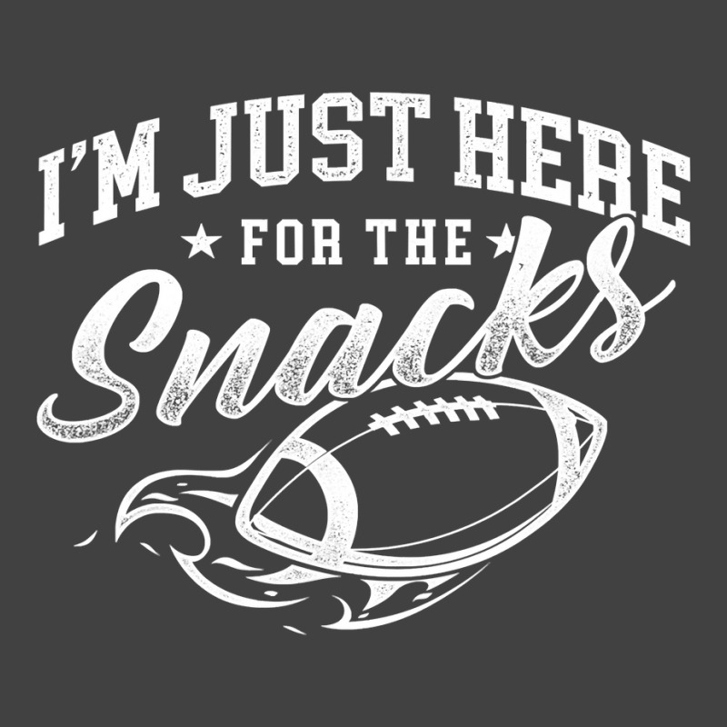 Im Just Here For The Snacks American Football Party Vintage T-Shirt by SCOTTALLENZ | Artistshot