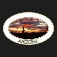 Artistshort Trending Arizona Sunset With Saguaro Cactus Classic T-shirt | Artistshot