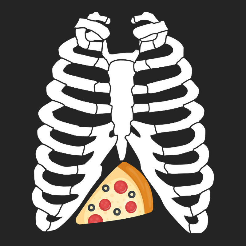 Hot Trend Funny Skeleton Halloween Pizza 3/4 Sleeve Shirt by quanghuydinh1 | Artistshot