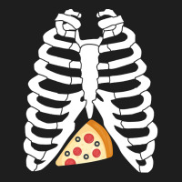 Hot Trend Funny Skeleton Halloween Pizza Classic T-shirt | Artistshot