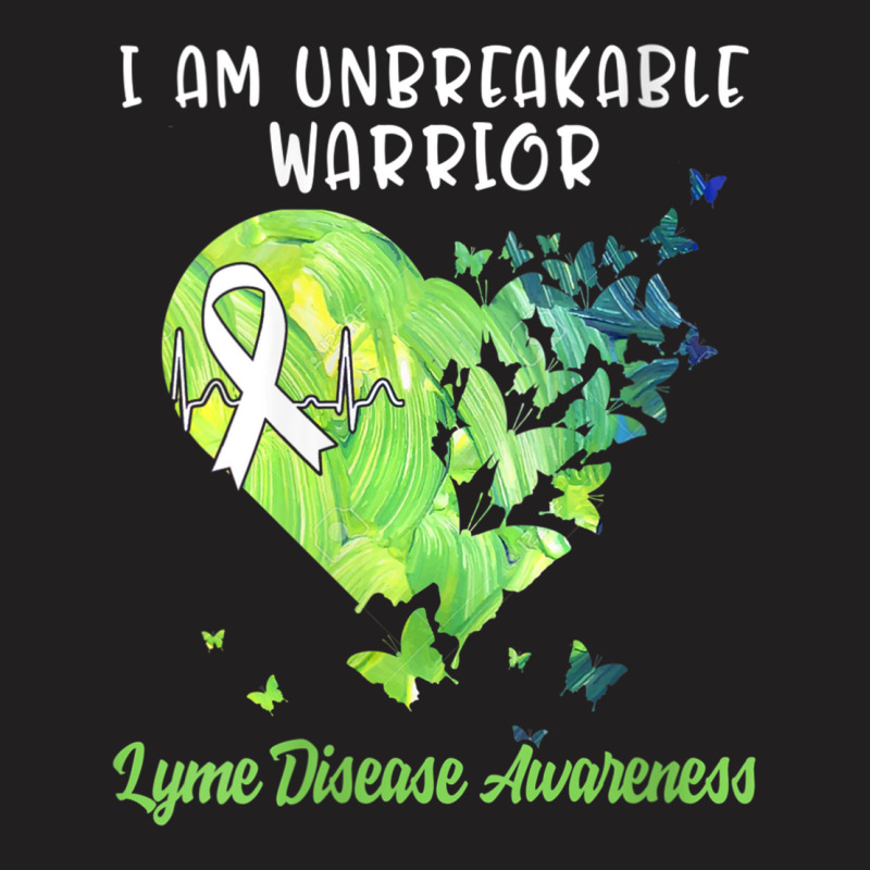 Womens Lyme Disease Tshirt Awareness Green Ribbon Warrior Women V Neck T-shirt | Artistshot