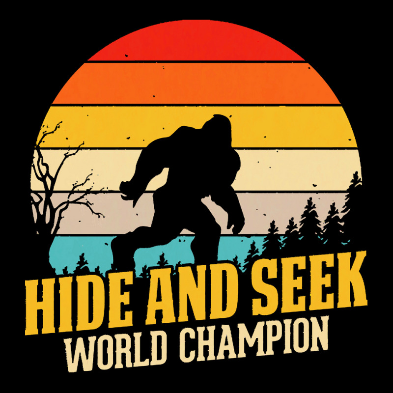 Bigfoot T  Shirt Retro Bigfoot Hide & Seek World Champion 3 Fleece Short by wehnereffie391 | Artistshot