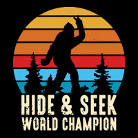 Bigfoot T  Shirt Retro Bigfoot Hide & Seek World Champion 6 Zipper Hoodie | Artistshot