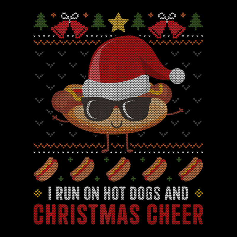 I Run On Hot Dogs And Christmas Cheer X-mas Hot Dog Food Youth Jogger by tiennguyen | Artistshot