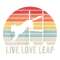 Retro Live Love Leap Canine Agility Dock Diving Dog Sport T Shirt Long Sleeve Baby Bodysuit | Artistshot