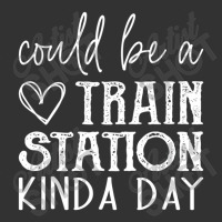 Limited Edition Could Be A Train Station Kinda Day Heart Baby Bodysuit | Artistshot