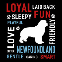 Hot Trend Love Gentle Smart Clever Newfoundland Dog Women's V-neck T-shirt | Artistshot