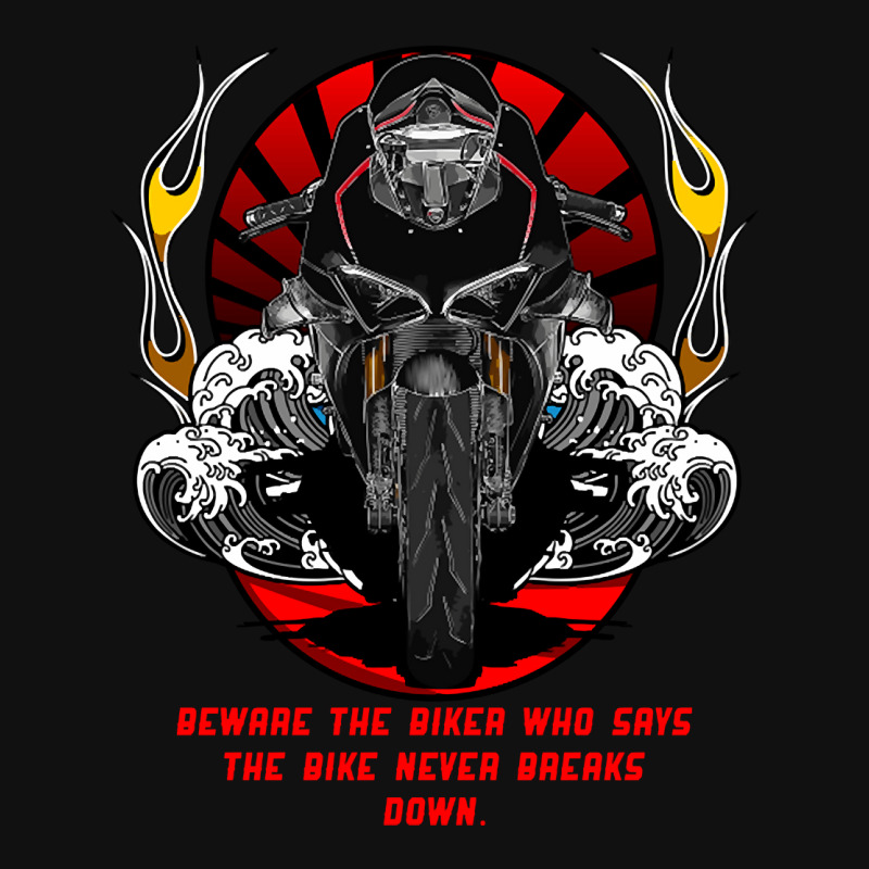 Hot Trend Beware The Biker Who Says The Bike Never Breaks Down. Graphic Youth T-shirt by Inmamlil638 | Artistshot