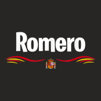 Spain Flag Spanish Birthday Latin Name Romero T Shirt Ladies Fitted T-shirt | Artistshot