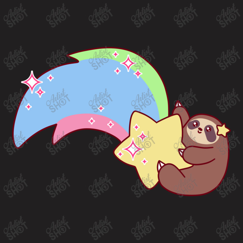 Shooting Star Sloth T-shirt | Artistshot