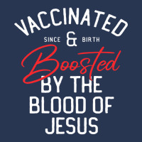 Fully Vaccinated By The Blood Of Jesus Christian And Boosted511 Ladies Denim Jacket | Artistshot