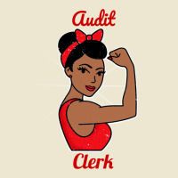 Audit Clerk Woman Strong Retro Vintage Poster Style Art Work 70s Cropped Hoodie | Artistshot