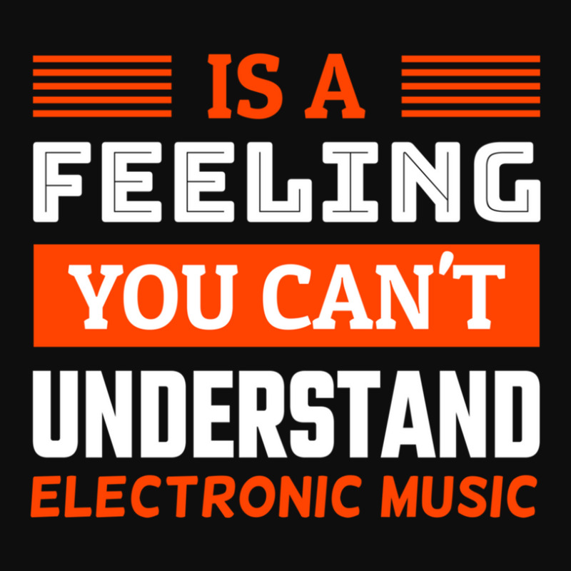 Is A Feeling You Can't Understand Electronic Music .png Crop Top by AmyHogan | Artistshot