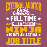 External Auditor Job Title Funny External Accountant Racerback Tank | Artistshot