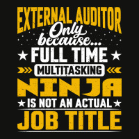 External Auditor Job Title Funny External Accountant Scorecard Crop Tee | Artistshot