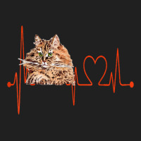 Siberian Forest Cat Heartbeat Ekg Funny Cats & Kitten Lovers T Shirt Ladies Polo Shirt | Artistshot