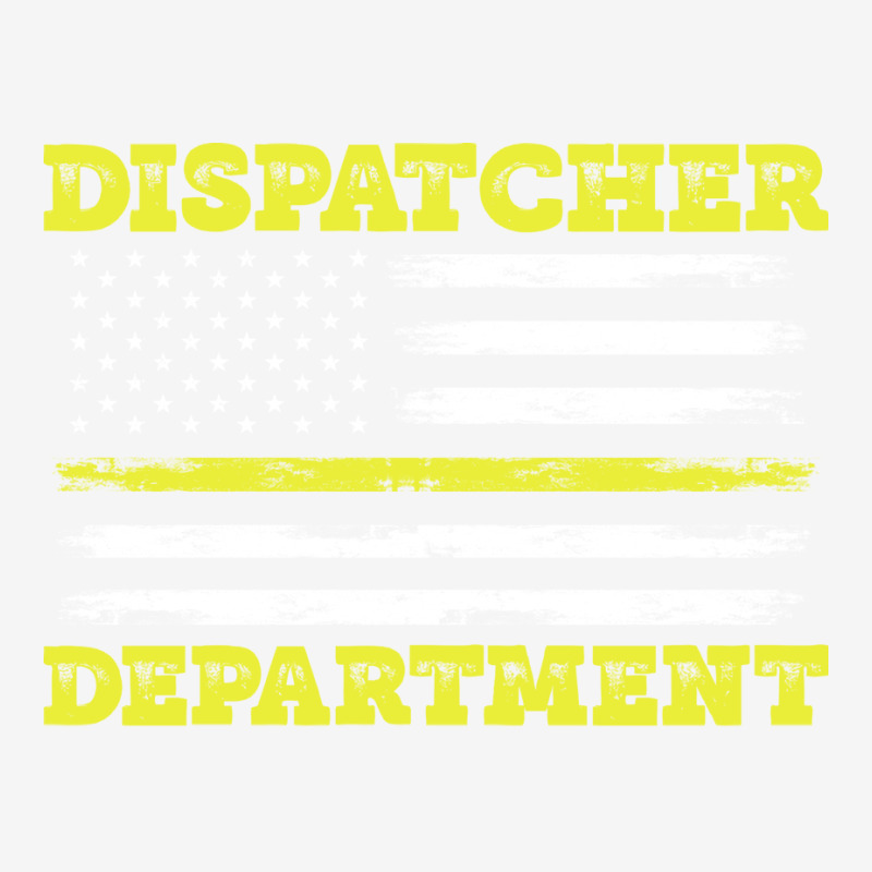 Dispatcher 911 Thin Gold Yellow Line Gift Graphic T-shirt | Artistshot