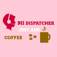 Just Add Coffee 911 Dispatcher Retro Graphic T-shirt | Artistshot