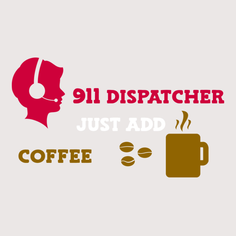 Just Add Coffee 911 Dispatcher Retro Pocket T-Shirt by wardhomugbed | Artistshot