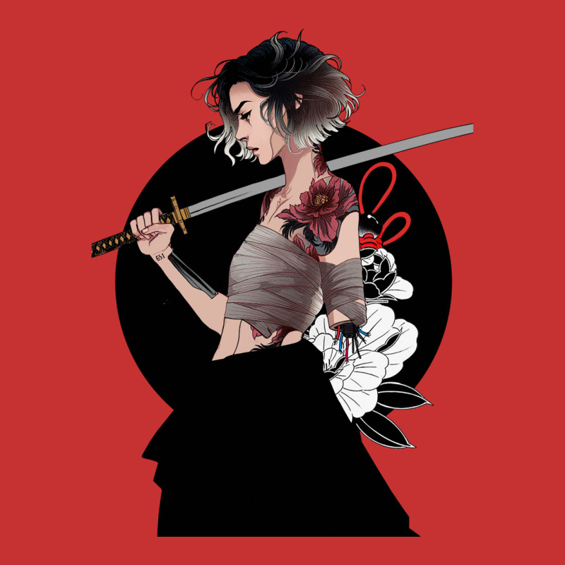 Japanese Urban Cyberpunk Samurai Geisha V-neck Tee | Artistshot