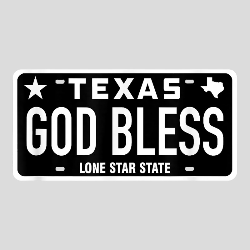 Texas God Jesus Bless License Plate Tx Church Pray Holy Gift T Shirt Men's Polo Shirt | Artistshot