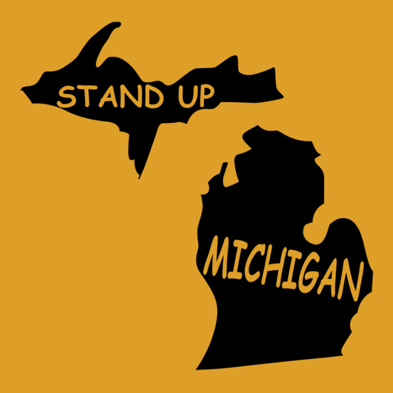 Stand Up Michigan T-shirt | Artistshot