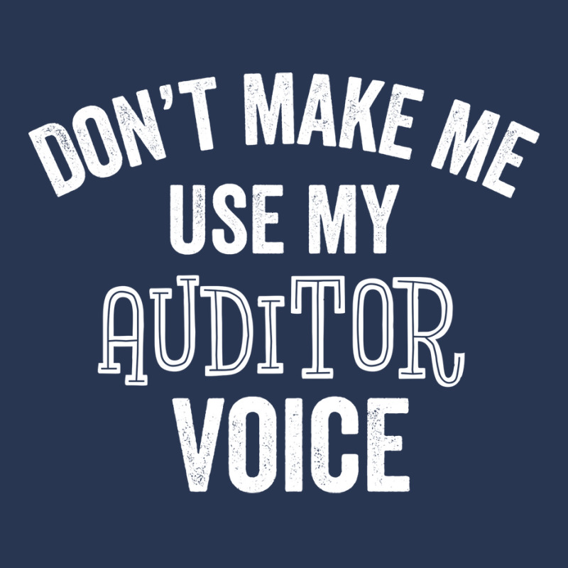 Funny Auditor Voice Sarcastic Accountant Auditing Gift Hipster Men Denim Jacket | Artistshot